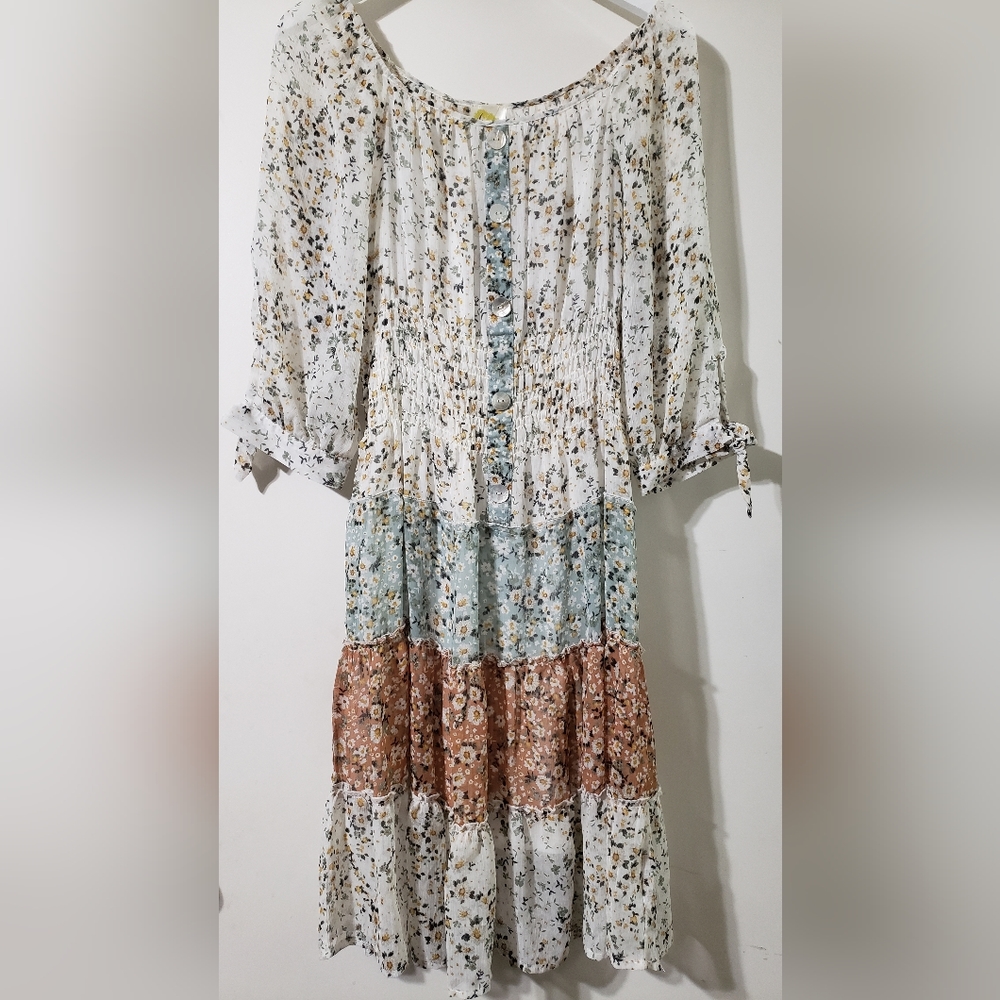 Floral Dress with inside Cami